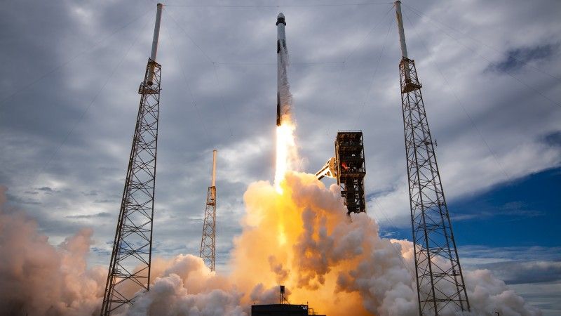 Falcon 9, SpaceX, USA, rakiety, Crew-13, ISS, kosmos, technologia