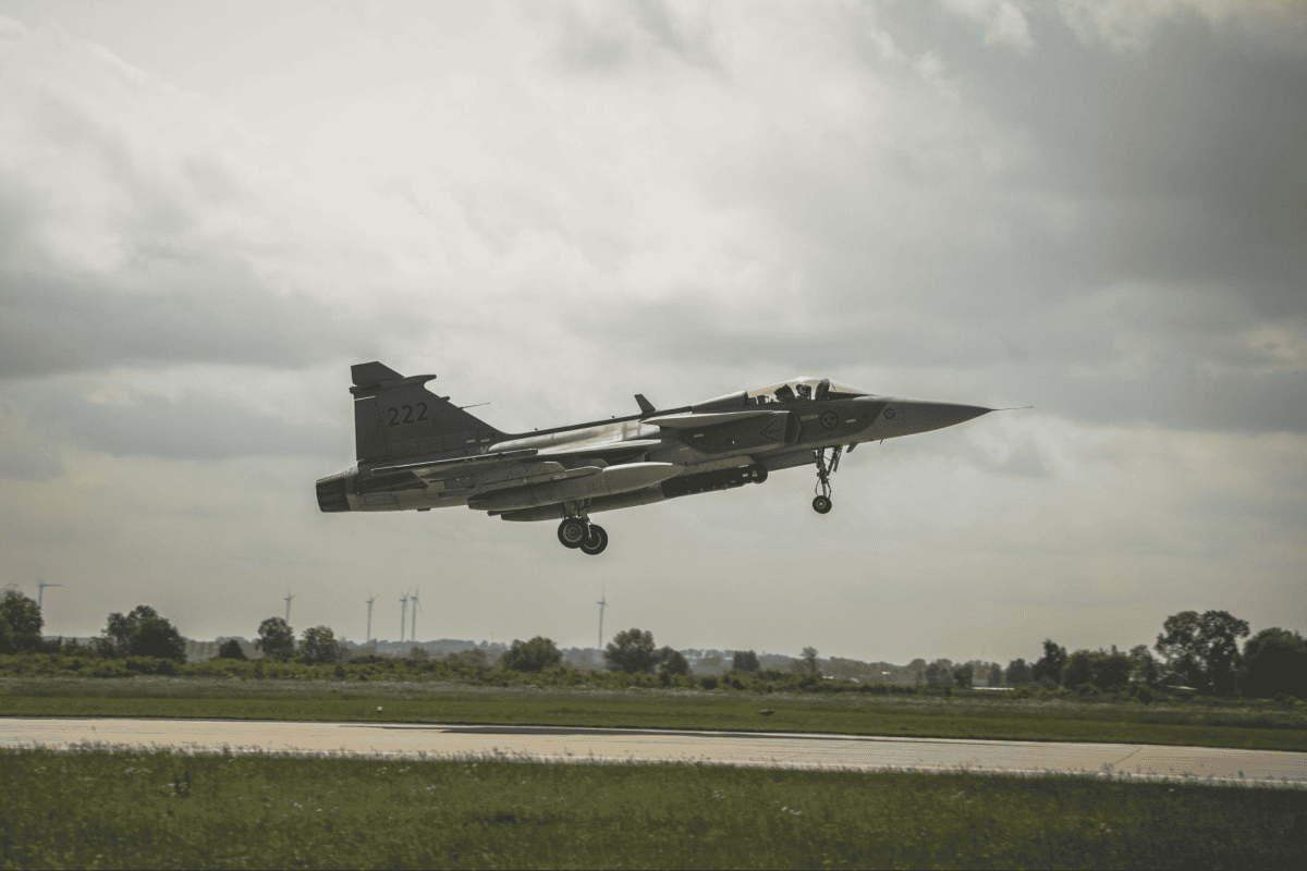 Szwedzkie Gripeny nad Polską. Gen. Kukuła dziękuje za wsparcie