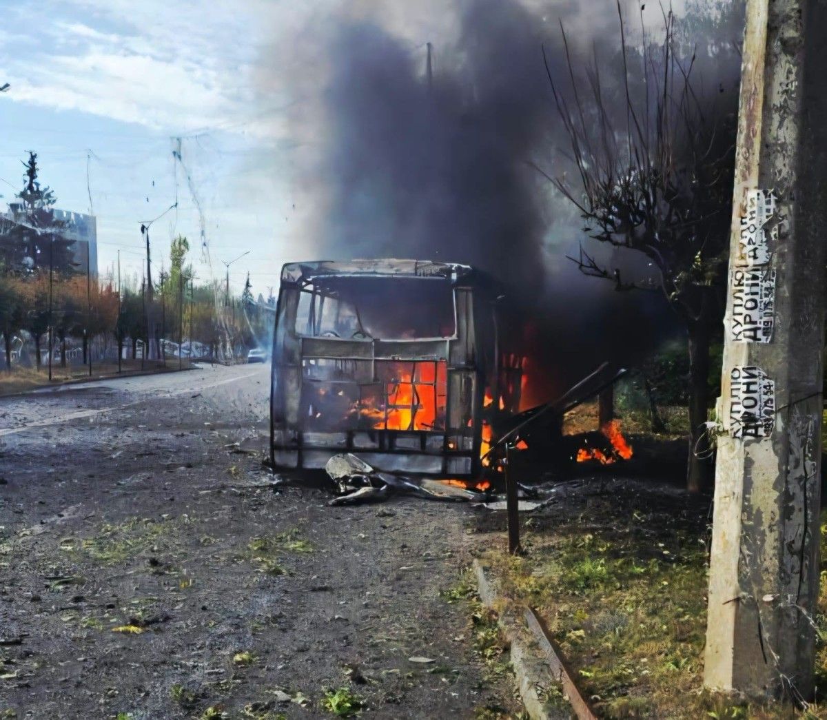 Rosjanie zaatakowali autobusy. Dziesiątki zabitych w Kramatorsku