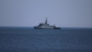 ORP "Albatros" na wodzie - zdjęcie poglądowe