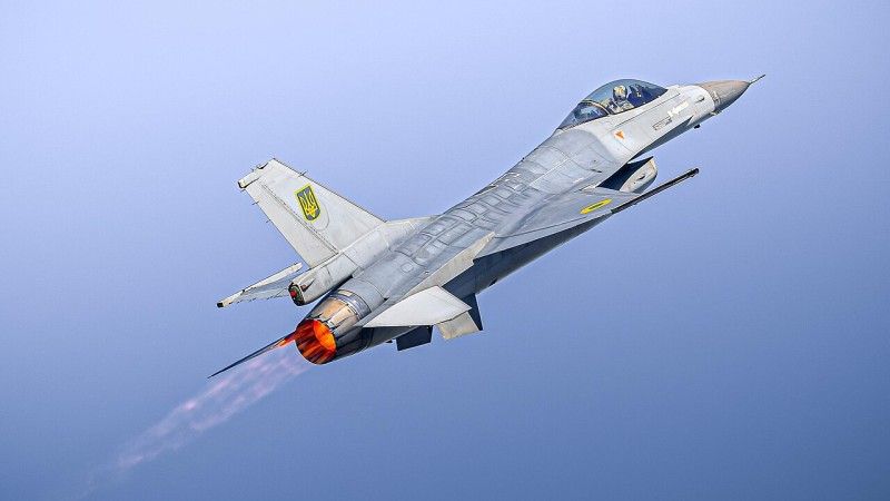 Ukraiński F-16 - zdjęcie poglądowe
