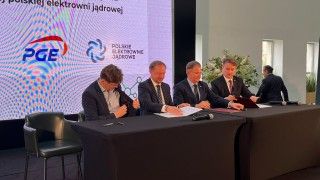 Podpisanie porozumienia o współpracy w zakresie przygotowania projektu drugiej polskiej elektrowni jądrowej.