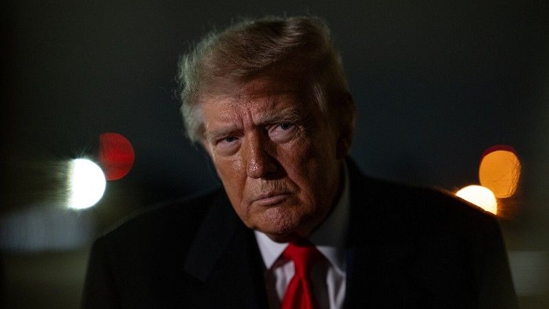 Donald Trump w trakcie rozważań - zdjęcie poglądowe