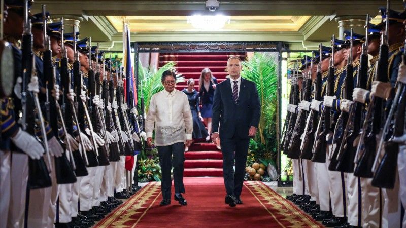 Nawrocki i prezydent FIlipin BongBong Marcos