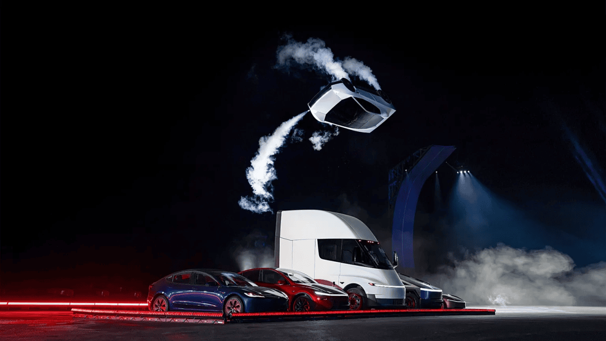 Od rakiet do samochodów. Technologia SpaceX w latającej Tesli