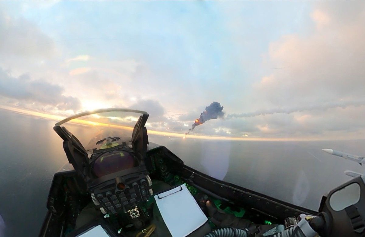 F-16 zestrzeliły rosyjskie drony. Rumunia pokazała zdjęcia z akcji