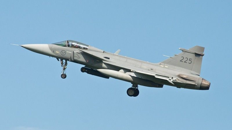 Szwedzki JAS-39 Gripen - zdjęcie poglądowe