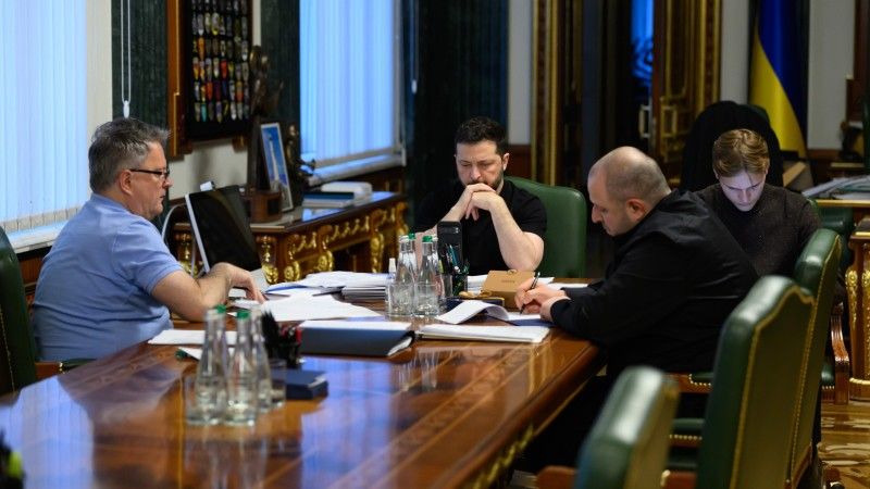 Spotkanie prezydenta Ukrainy z amerykańskimi wysłannikami do spraw Ukrainy