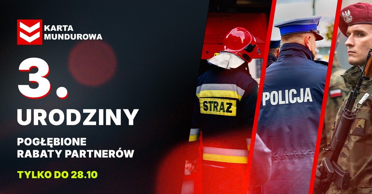 Karta Mundurowa ma trzy lata i 250 tysięcy użytkowników. Do 28 października zniżki są wyższe