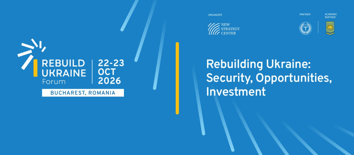 Odbudowa Ukrainy i kooperacja przemysłowa tematami forum ,,Rebuilding Ukraine" w Bukareszcie