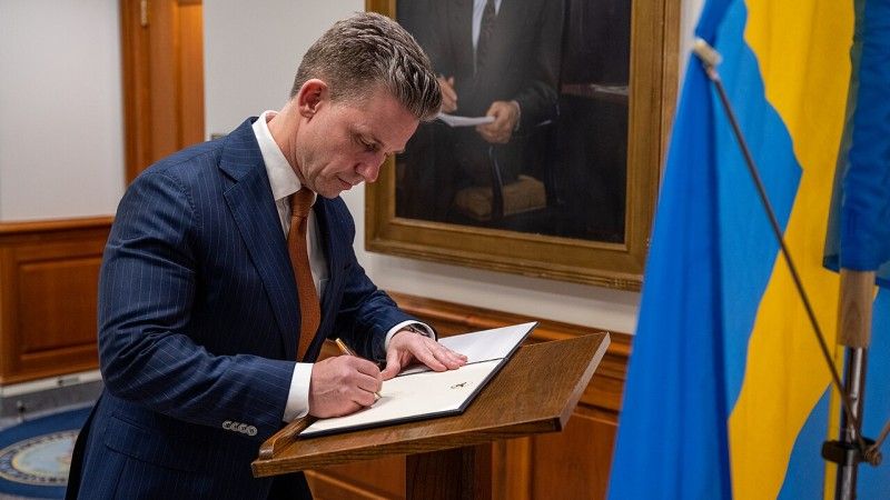 Pål Jonson, minister obrony Szwecji - zdjęcie poglądowe