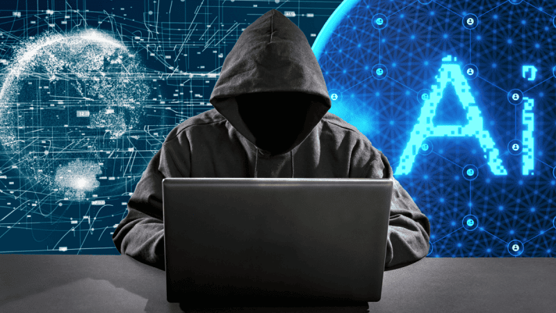 Sztuczna inteligencja pomaga cyberprzestępcom w atakach hakerskich.