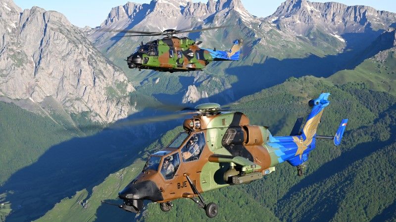 Eurocopter Tiger oraz NH90.