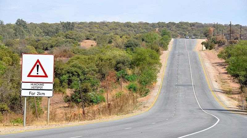 Hijacking Hotspot, R511 in Gauteng (Südafrika)